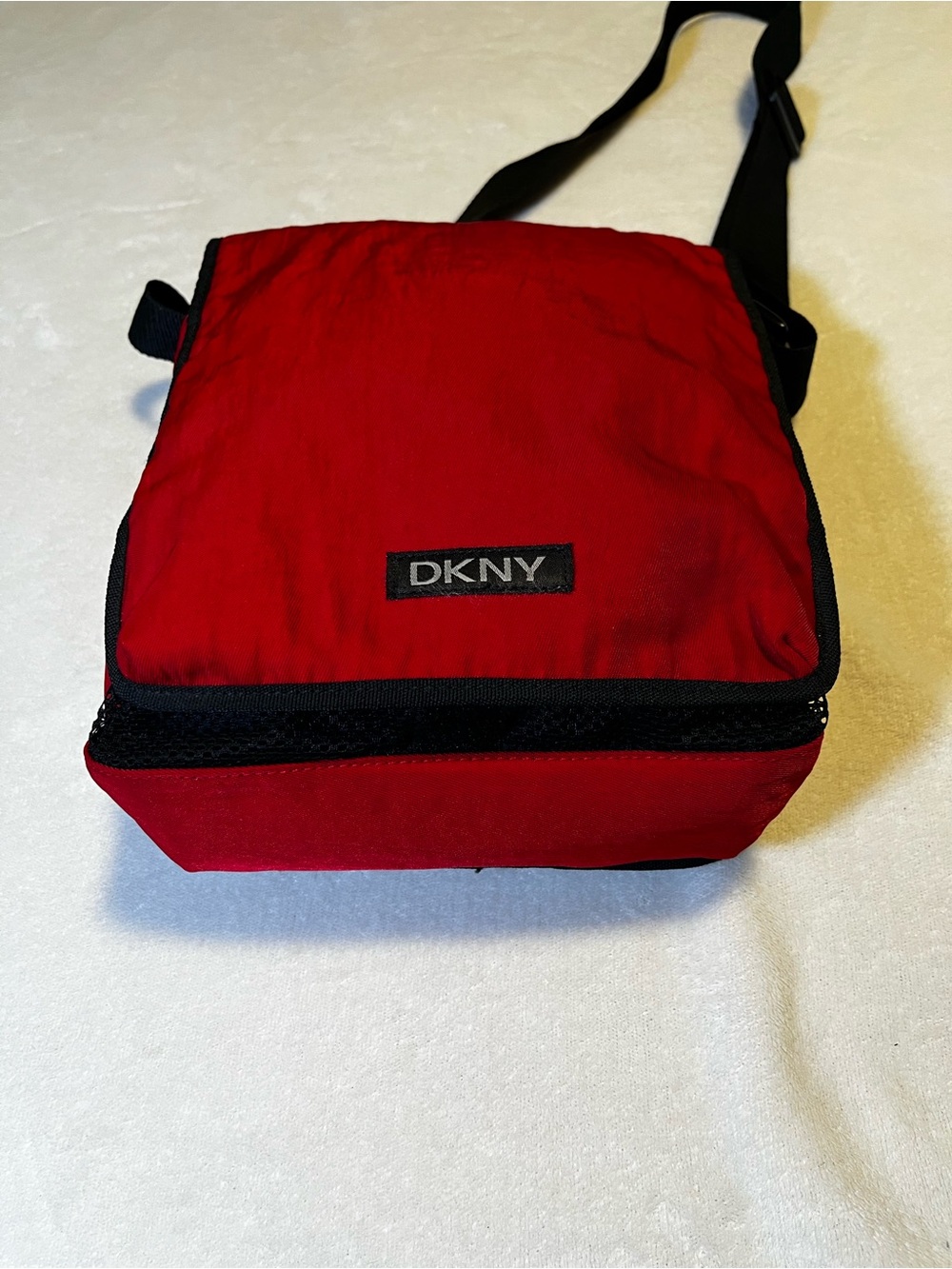 DKNY Red and Black Crossbody Messenger Bag - Picture 10 of 10